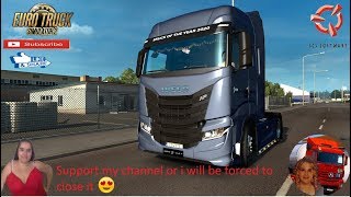 Euro Truck Simulator 2 (1.37 Beta) 

Iveco S-Way Official SCS First Look Test FMOD ON and Open Windows Naturalux Graphics and Weather + DLC's & Mods
DLC Toys and Openable windows Full Ready

Support me please thanks
Support me economically at the mail
van