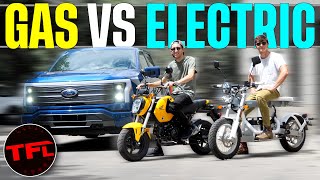 Honda Grom VS Cake Osa+: How Does An EV Motorcycle Stack Up Against Gas In A Range Test?