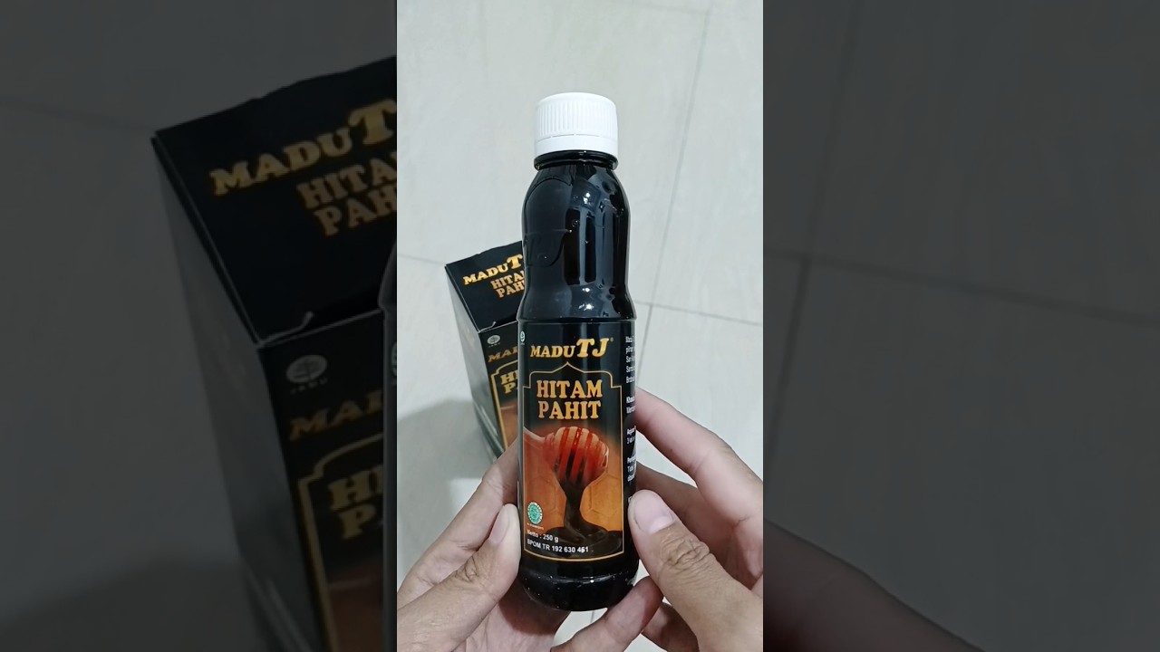 Madu TJ Hitam Pahit yang Banyak Khasiatnya 