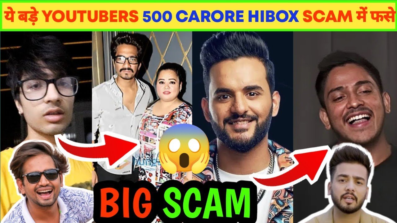 ALL BIG YOUTUBERS Trapped in ₹500 CRORE HIBOX SCAM | Fukra Insaan ...