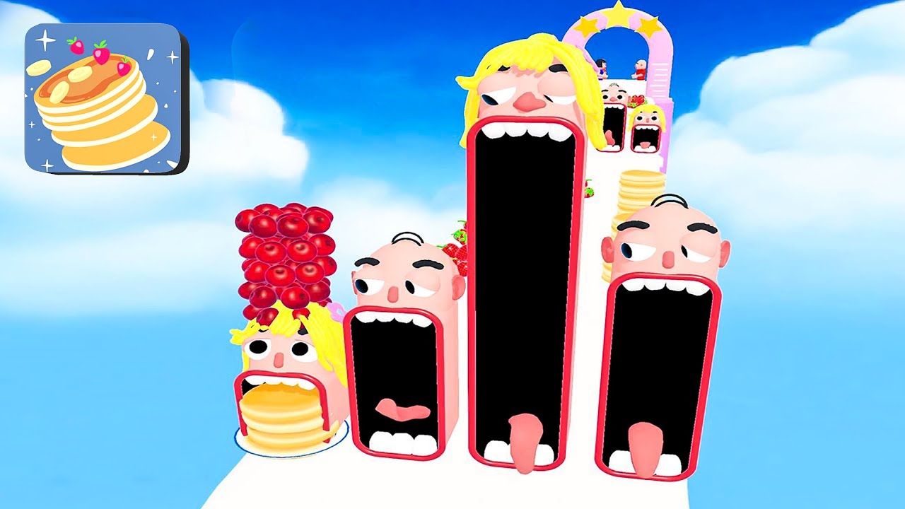 Pancake Run 🤹👑🐰 All Levels Android,iSO Mobile Games  Update Max Level PR7476  L1R6Z