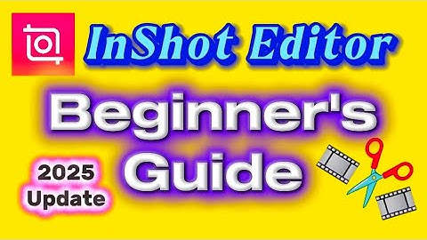 how to use inShot video editor beginner
