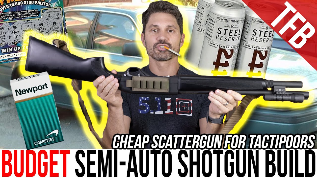 TESTING the Poverty-Tier Budget Semi-Auto Tactical Shotgun Build! - YouTube