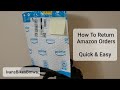 How To Return Amazon Cycling or Any Orders / Quick &amp; Super Easy