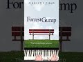 “Forrest Gump” 🎹 #soundtrack #CinematicPiano 🎞 #pianocover #forrestgump #bestmovie #piano #ytshort