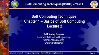 Chapter 1- Basics of Soft Computing - Lecture 2 screenshot 5