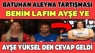 Survivor All Star 2024 Aleyna Batuhan Tartışmasında Ayşe Yüksel de Cevap Verdi!