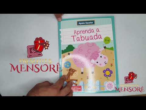 Livro Aprenda a Tabuada - Apoio Escolar -