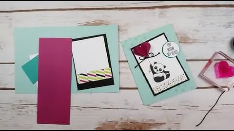 Party Pandas Card Making Facebook Live Archive 1/12/18 no longer LIVE