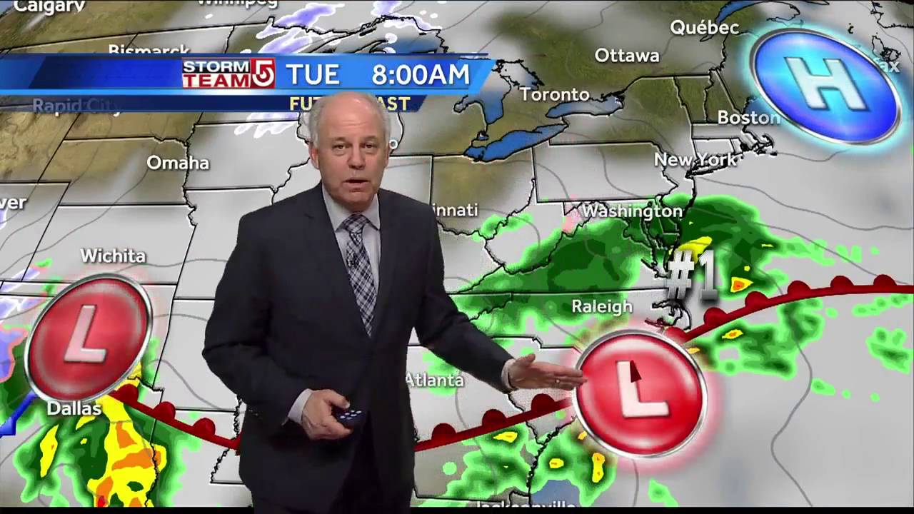 Harvey's forecast: Heavy rain expected after wintry mix - YouTube