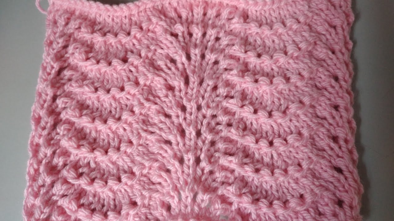 PONTO PAVÃO...tricô.....