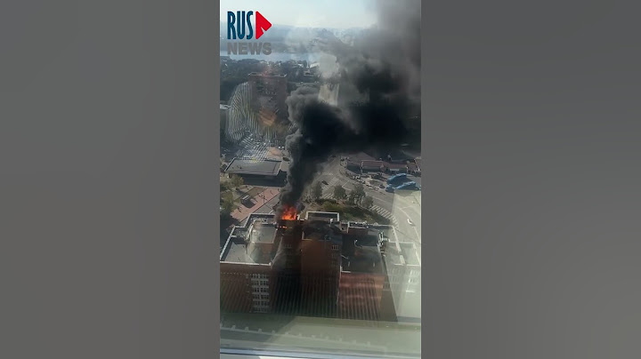⭕️ В Москве на крыше полыхающей гостиницы находятся люди, ожидающие эвакуации
