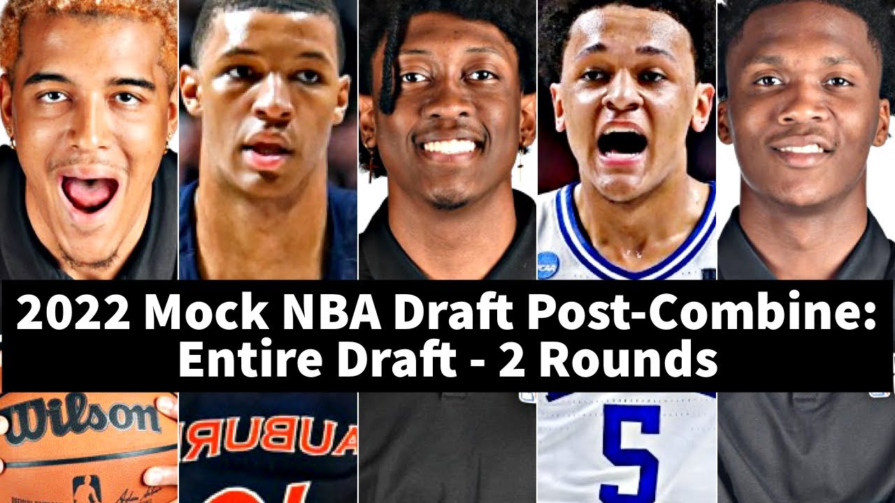 2022 Mock NBA Draft Entire Draft 2 Rounds YouTube