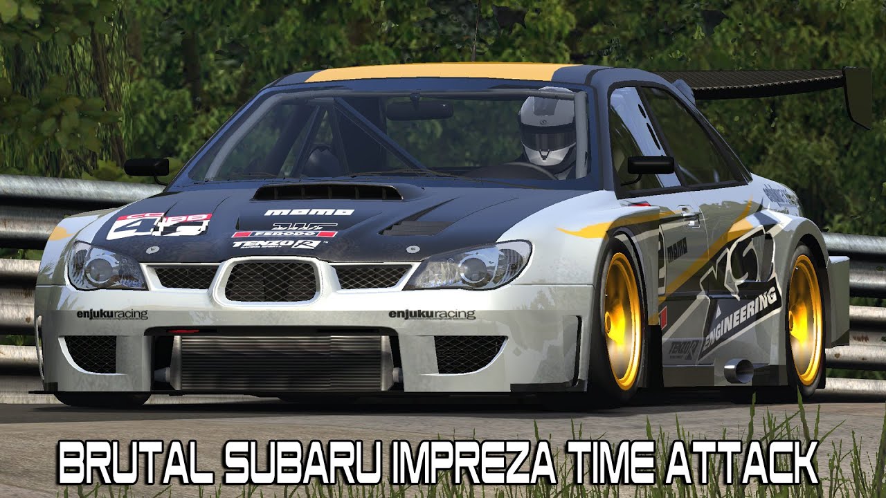 BRUTAL Subaru Impreza Time Attack YouTube