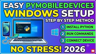 pymobiledevice3 install setup on windows