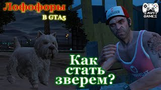 GTA 5 - Как Играть за Животных? Собираем Лофофоры