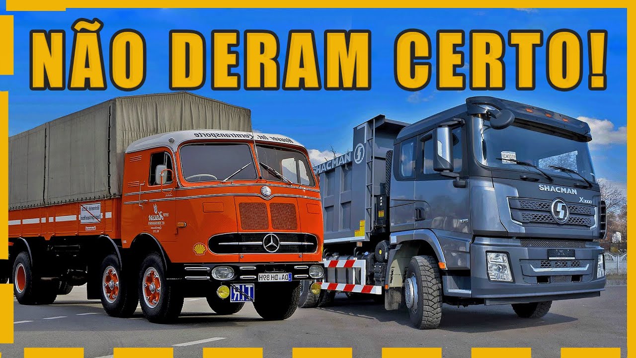 5 CAMINHÕES QUE FRACASSARAM NO BRASIL