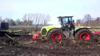 Claas Xerion 5000 Festgefahren (1)