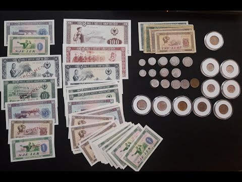 MY COLLECTION: ALBANIA - SERIES 1964 U0026 1976 - LEKË Coins U0026 Banknotes - MUST WATCH!