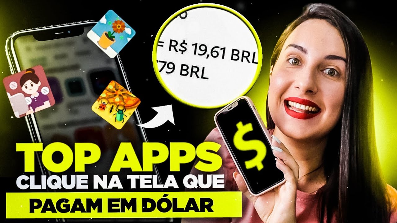 💰APPS PARA GANHAR DINHEIRO COM CLIQUE NA TELA | App de jogo que paga via Pix