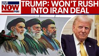 Trump says he will not ‘rush into a deal’ with Iran to reopen Strait of Hormuz