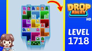 Drop Away Level 1718 Solution Walkthrough
