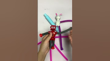 Robot Mini Red Pop Sound ASMR Creating satisfying POP #asmrsounds #satisfying #relaxing #creative