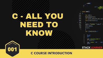 001. C Course Introduction | C All You Need to Know | C Bangla Tutorials