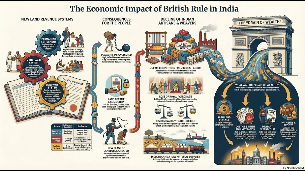 British Policies and their Impact on India - ICSE Class 7, History Chapter 7