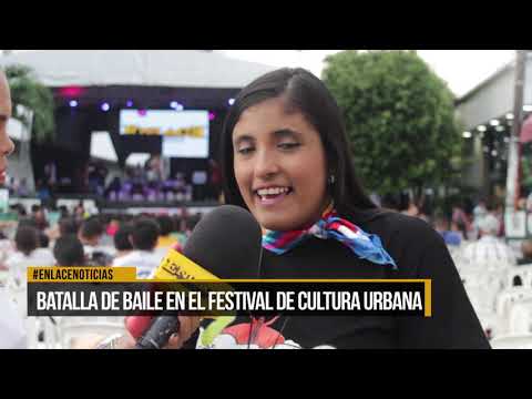 Batalla de baile en el festival de cultura urbana