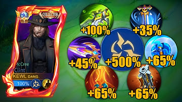 NEW META!! TOP GLOBAL CLINT FULL DAMAGE 1 HIT BUILD 2025!!💀 (must try this op build) - MLBB