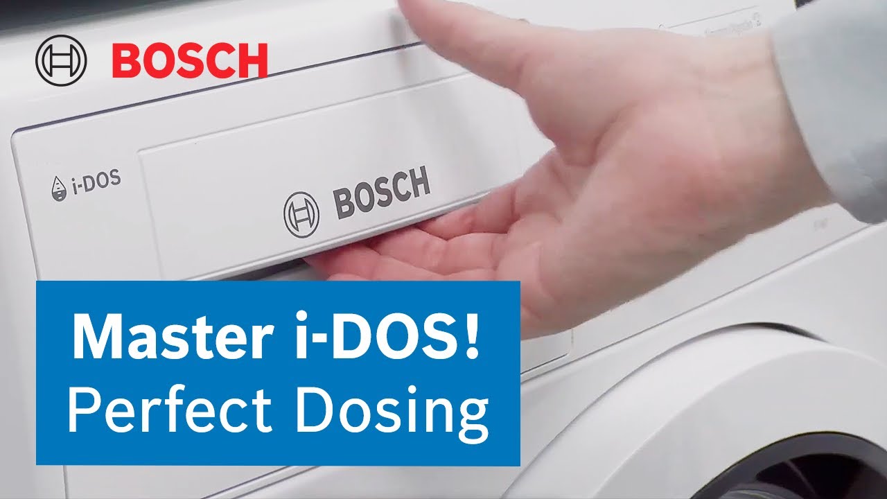 How To Activate The I-Dos System For Your Bosch Washing Machine (Type M) |  Bosch Home Uk - Youtube