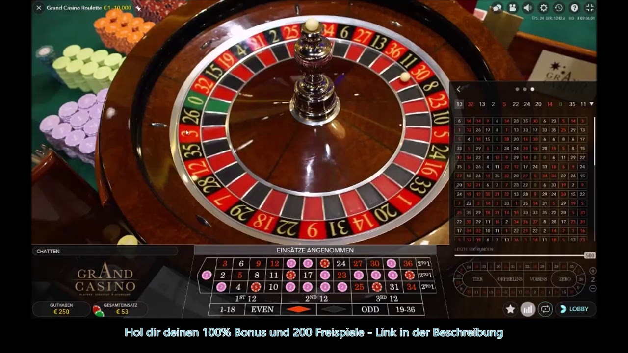 200€ VS. Grand Casino Roulette - YouTube