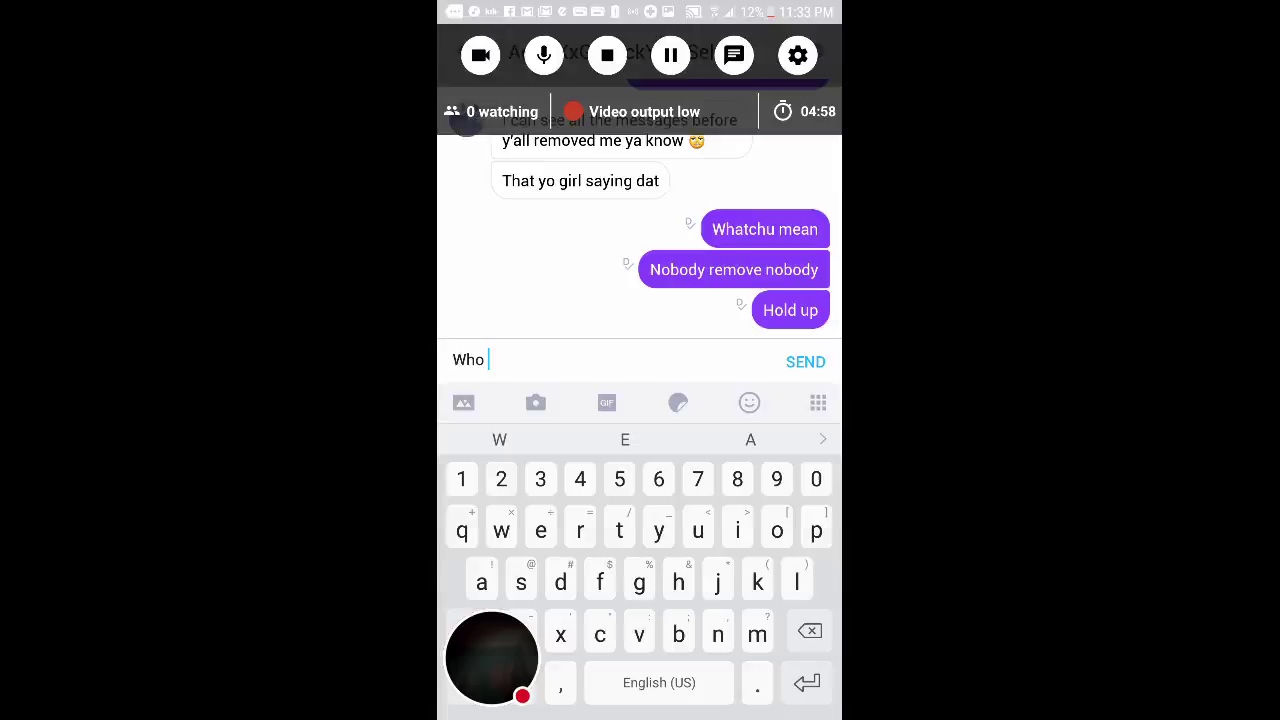 My Kik Stream - YouTube