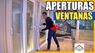 Tipos de APERTURAS de VENTANAS VISITAMOS una FABRICA de  VENTANAS | MAHIDALU