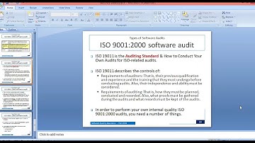 ISO 9001:2000 SOFTWARE Audit