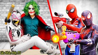 TEAM SPIDER-MAN IN REAL LIFE || Joker Đột Nhập Căn Cứ Người Nhện (Live Action )
