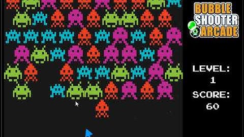Space Invaders Bubbleshooter (PC browser game)