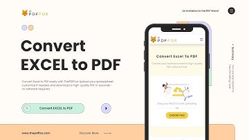 How to Convert Excel to PDF for Free Online | Fast & Easy with The PDF Fox!