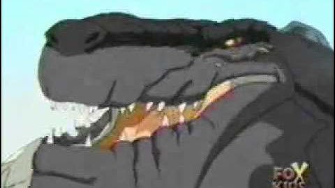 Godzilla The Series Zilla Jr vs Cyber Zilla { Mech Zilla } Part 2