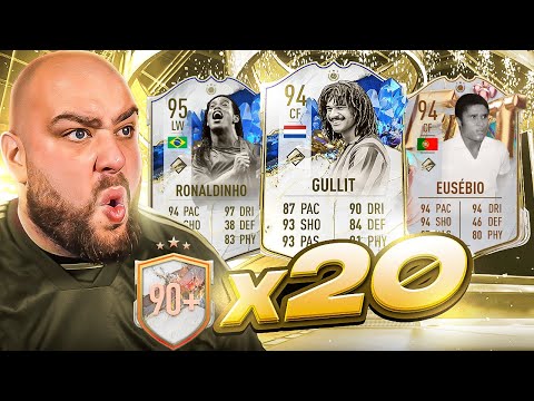 I Opened 20 x 90+ PRIME, TOTY or FUT BIRTHDAY ICON PACKS!