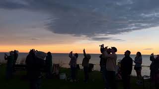 Solar Eclipse 2024 Full Totality at Lake Erie, Pa