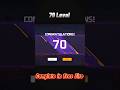 "Level 70 Reached – Legends Don’t Stop!"#FFLevel70#FreeFirePro#Level70Unlocked#70NotEasy#aura #70代