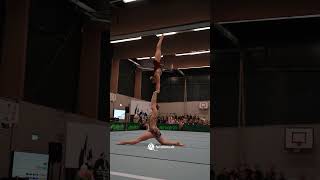 How long can she make handstand? - acrobatic gymnastics GER