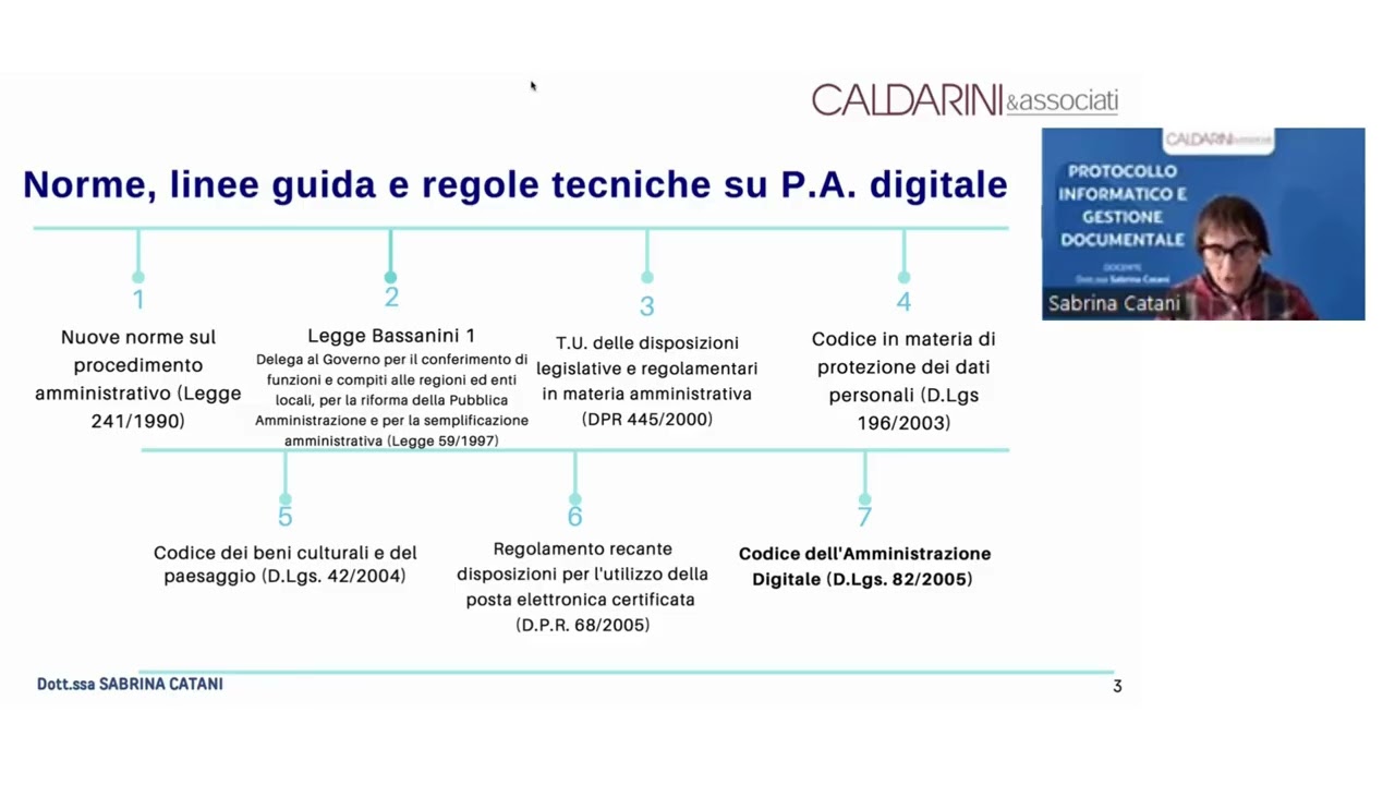 Anteprima corso Dott.ssa Catani - Protocollo informatico