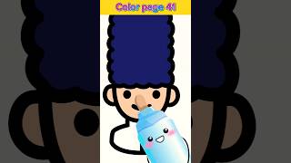 Color page asmr gameplay | Color page level 41 #shorts #asmr #coloring #gameplay