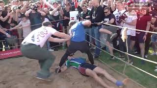 The Most Brutal Kos And Fight By Zelemkhan Machine-Gunner Strelka Fight Championship 