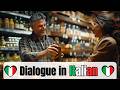 Conversation in Italian - grocery store | Dialogue in Italian | Learning Italian online 💚🤍💗