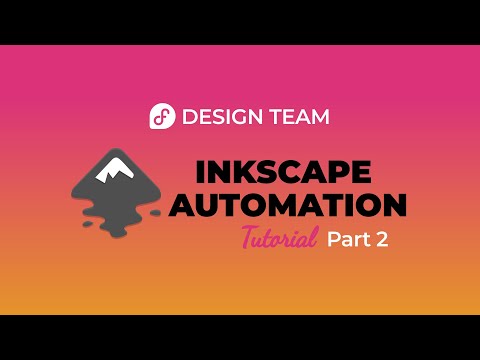 Inkscape Advanced Automation Tutorial from the Fedora Design Team
