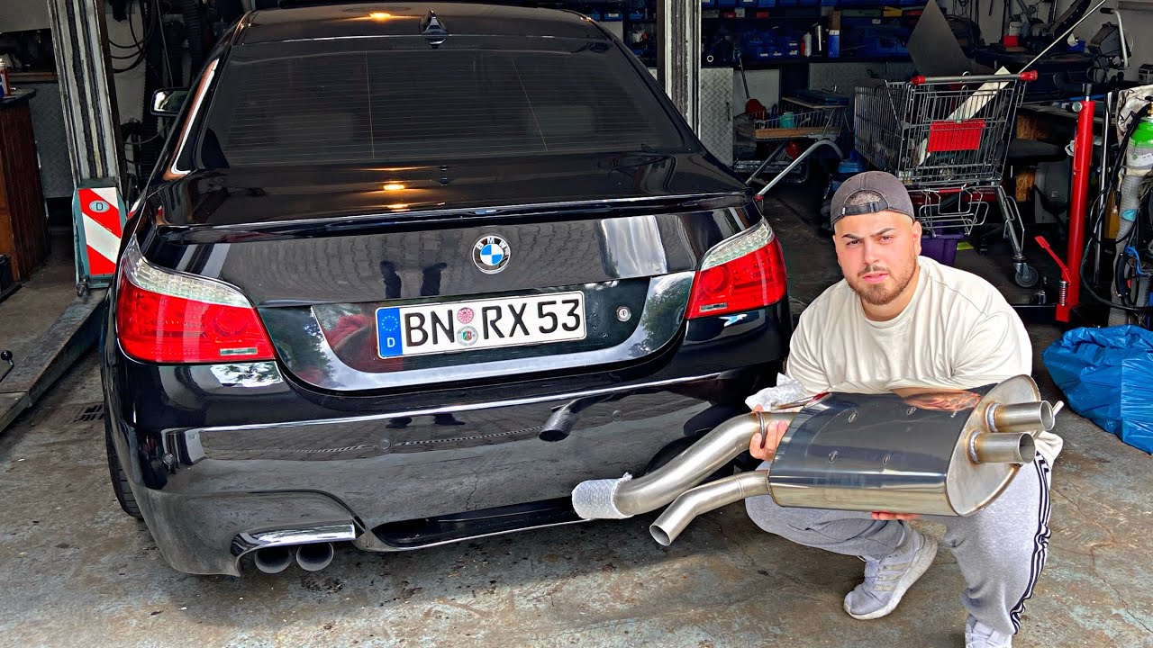 MEIN NEUER SPORTAUSPUFF KOMMT DRAUF ! | [ FOX EXHAUST SYSTEMS ] | BMW E60